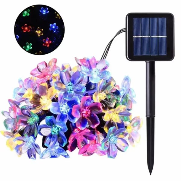 Guirlande solaire fleurs