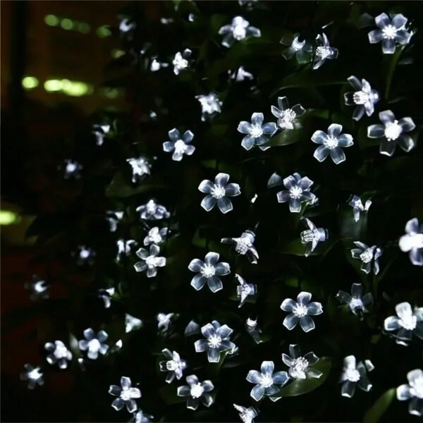 Guirlande solaire fleurs