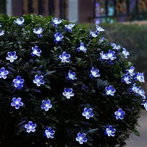 Guirlande solaire fleurs