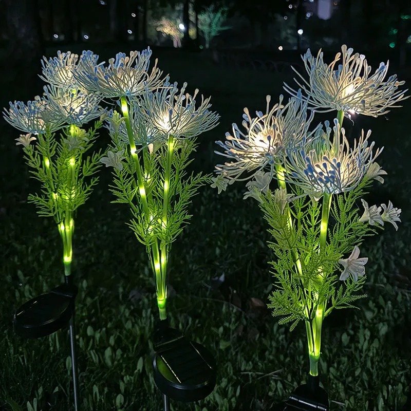 Lampe solaire plante à fleurs pissenlit pour jardin 6 Lampe solaire plante à fleurs pissenlit pour jardin