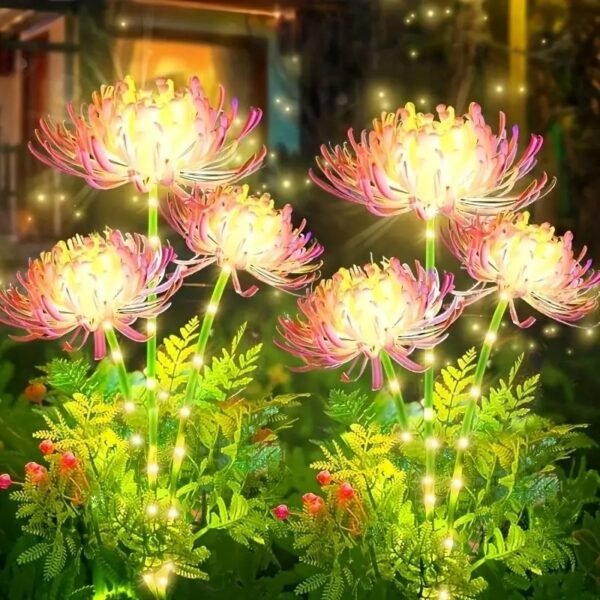 Eden Solaire 49 Lampe solaire plante à fleurs pissenlit pour jardin